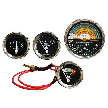 Aftermarket S.65524 Gauge & Instrument Kit, Fits Case/ih GAH30-0079